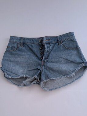 ROXY Button-fly Denim Shorts